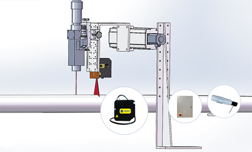 油箱外環(huán)縫焊縫跟蹤系統(tǒng)
